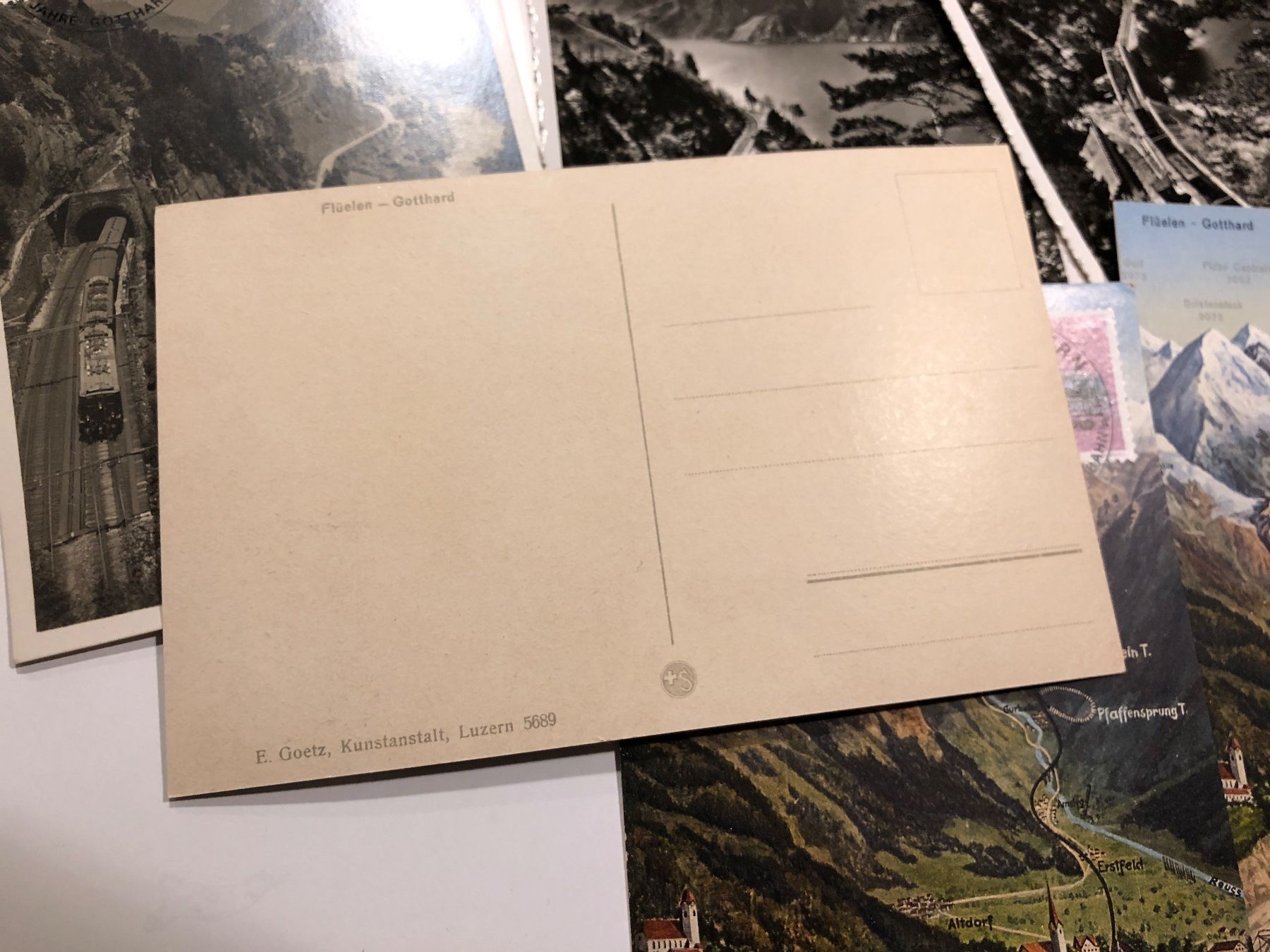 Cartoline postali: Händlerposten 12 alte MAXIKARTEN GOTTHARD 1910 – Nuovo (secondo la descrizione) da Lufingen venduto da Rac0 4