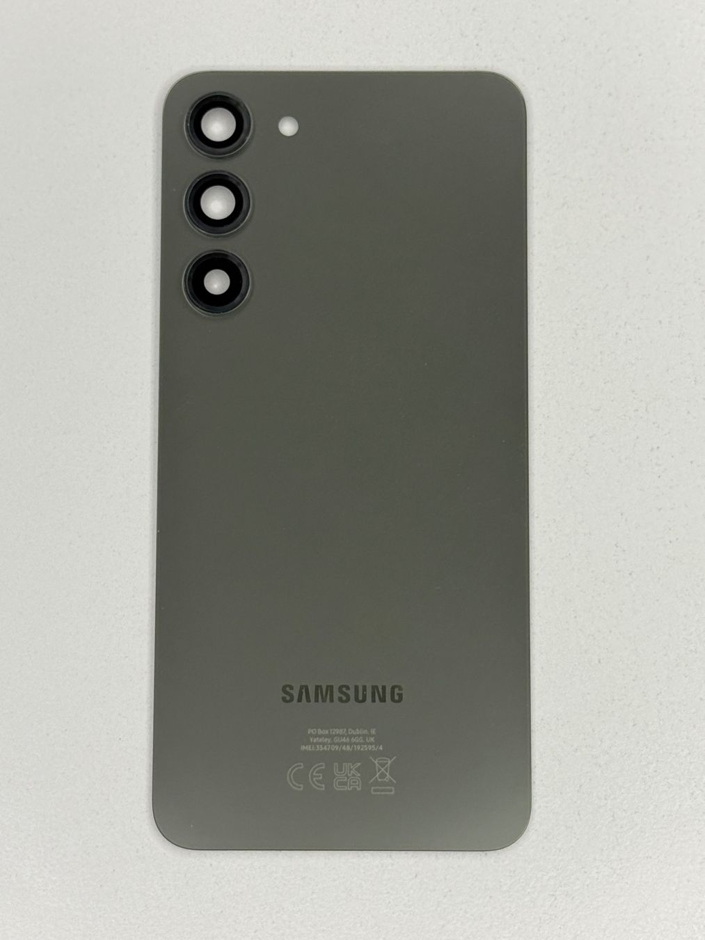 Samsung Telefoni cellulari / Smartphones: Vitre arrière Originale Samsung S23 Plus vert  Galaxy – Usato da Zug venduto da ElPhone