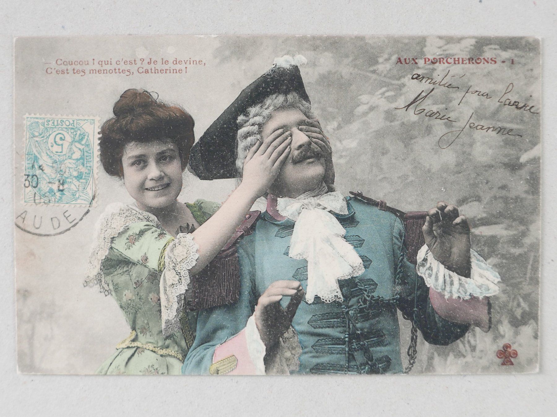 Cartoline postali: 3ER SET ANTIKE ANSICHTSKARTEN GALANTERIE 1905 – Usato da Balgach venduto da Zwischenraum 2