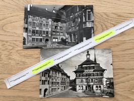Stein am Rhein Rathaus Hotel Adler AK