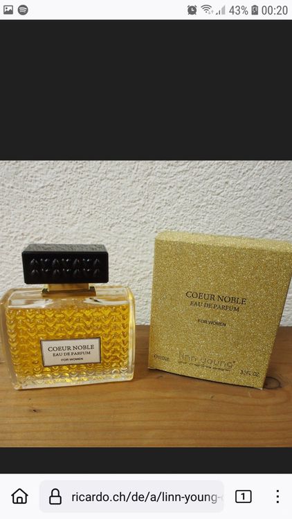 Parfum Femme Linn Young Coeur Noble - 100 Ml, Eau De Parfum Neuve