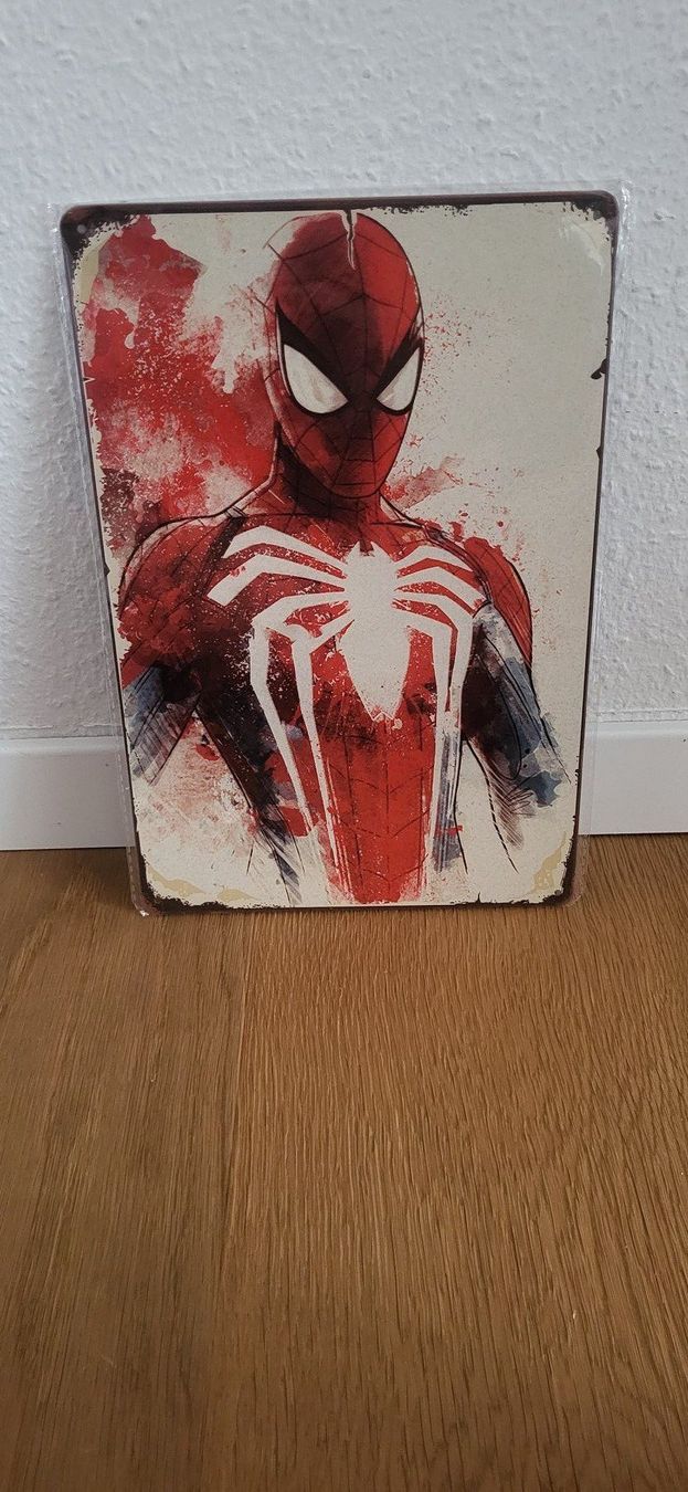 Ecriteaux: Blechschild Spiderman – Neuf avec emballage d'origine à Münsingen par Heroism2010