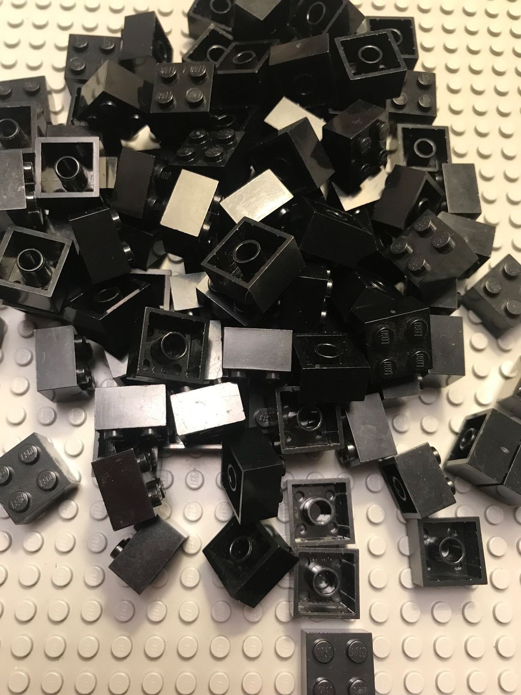 Lego Kit di costruzioni: Lego 50x Stein 2x2 (3003) schwarz – Usato da Basel venduto da Swi-7621