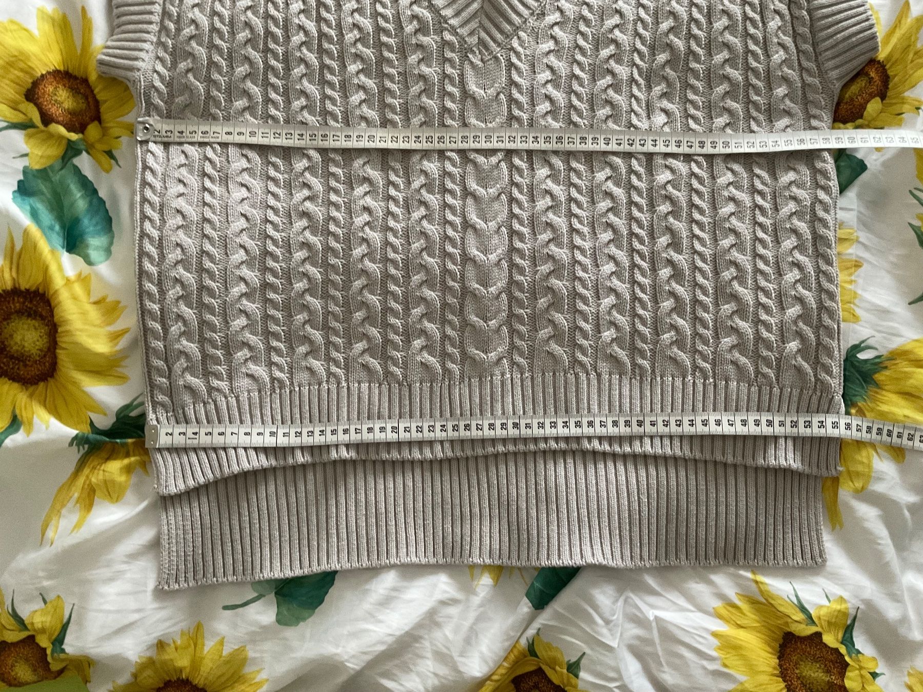 Herrlicher Pullover & Sweatshirts: Schöner Pullunder von Herrlicher Gr S Zopfmuster Hellgrau – Gebraucht aus Urdorf von alda02 5