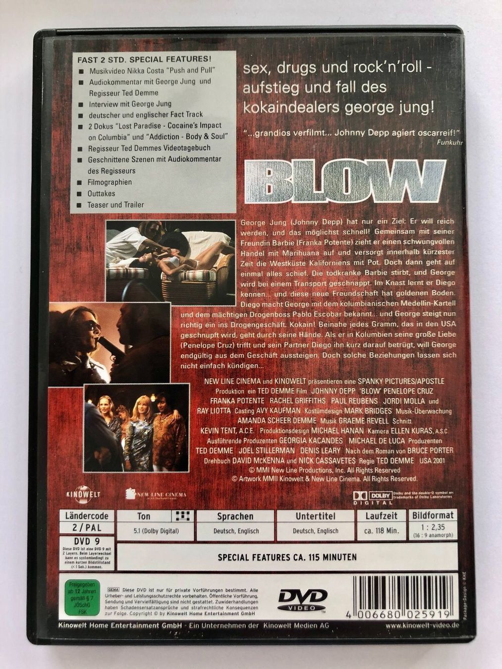 Tutti i DVDs: DVD - Blow – Usato da Zürich venduto da T_H_O_M_A_S 1