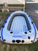 Schlauchboot Intex Excursion 4 blau grau guter Zustand