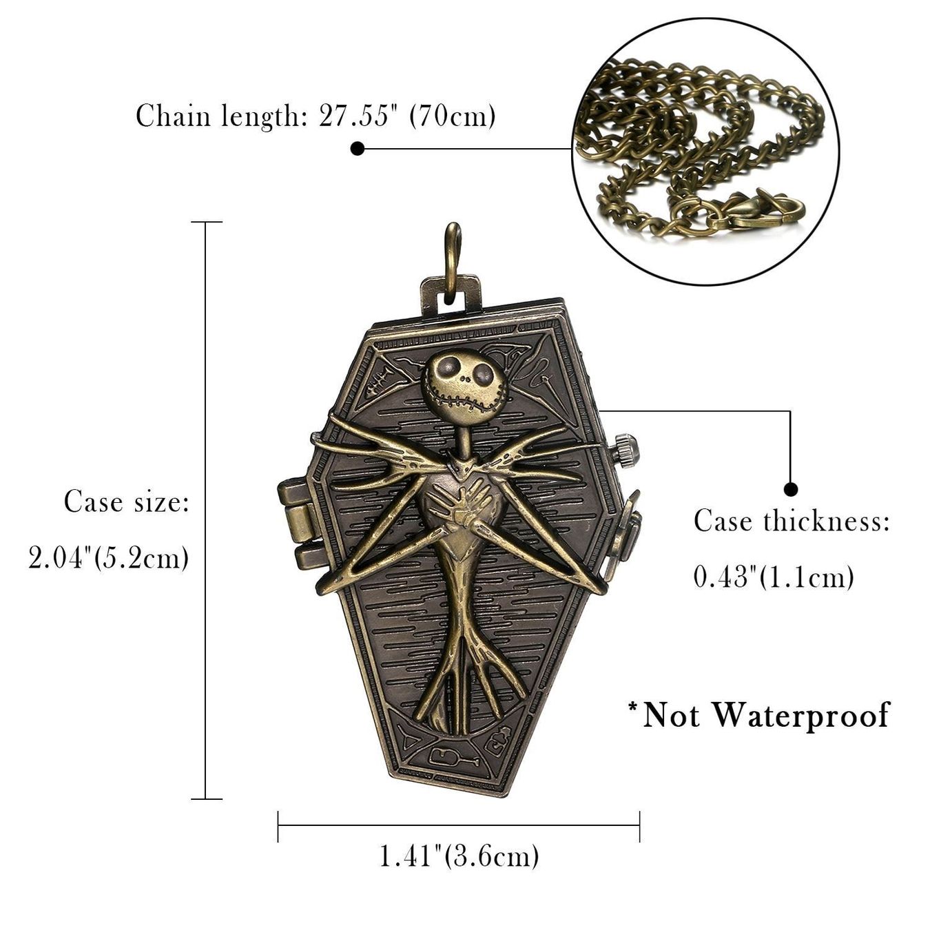 Uhren: montre de poche Jack Skellington – Neu und originalverpackt aus Delemont von Superchoice 1