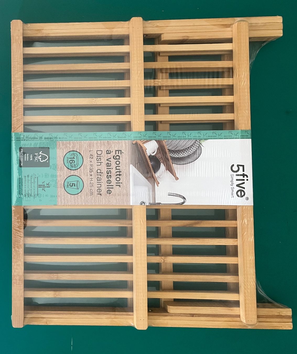 Altro in Decorazioni & Accessori: Egouttoir à vaisselle en bambou – Nuovo e nell'imballaggio originale da Vevey venduto da Chrysil