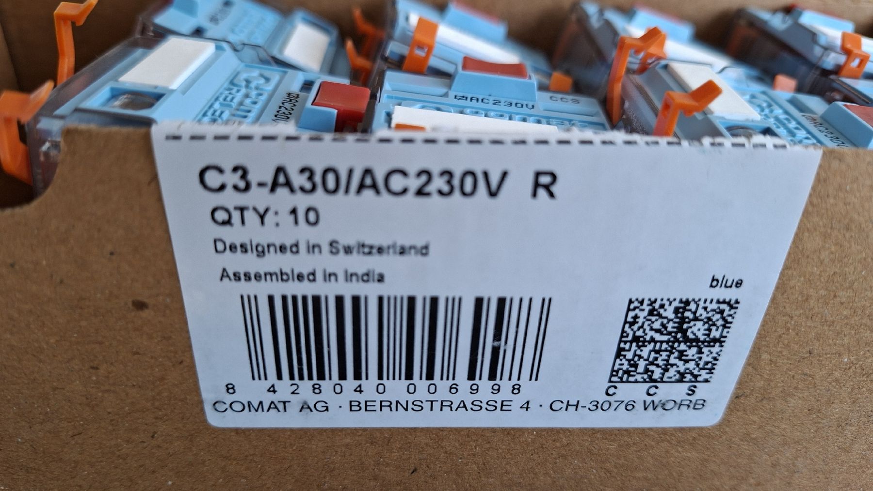 Composants électroniques: Comat C3-A30/AC230V – Neuf (Voir description) à Illnau par sthaenni