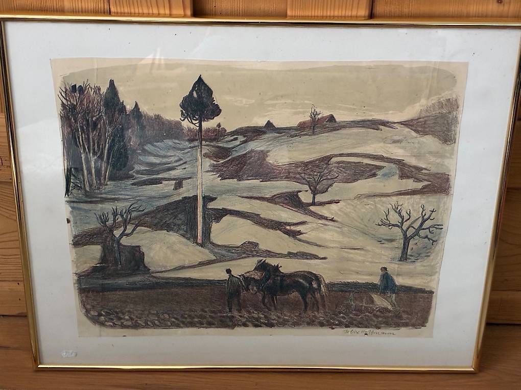 Dipinti: Winterlandschaft von Felix Hoffmann – Usato da Niedergösgen venduto da Eden07