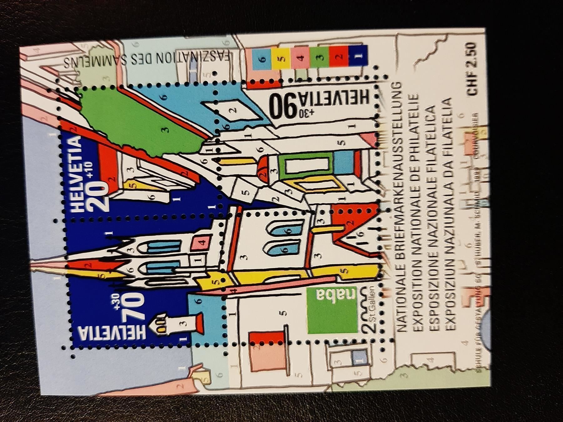 Alle Briefmarken: 1999 NABA St. Gallen Postfrisch – Neu (gemäss Beschreibung) aus Affoltern am Albis von Andrezc