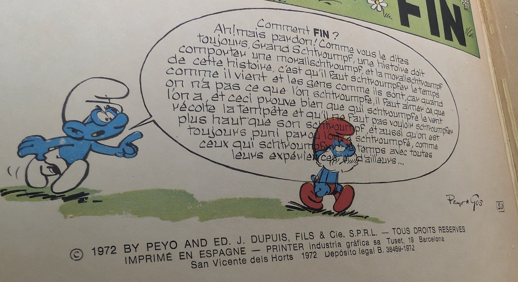 Fumetti: Comic: Schtroumpfonie en ut - 1972 - Schtroumpfs – Usato da Zürich venduto da 1.Simon 5