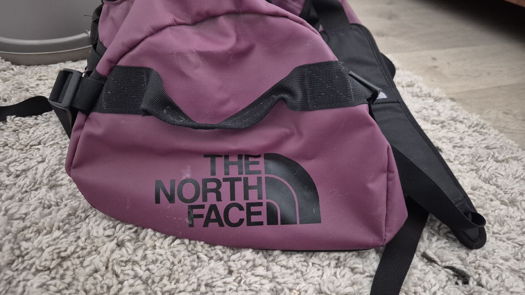 North Face Zaini: Base Camp Duffel - Xs Boysenberry/TNF black – Usato da Watt venduto da sarahZH1995 3