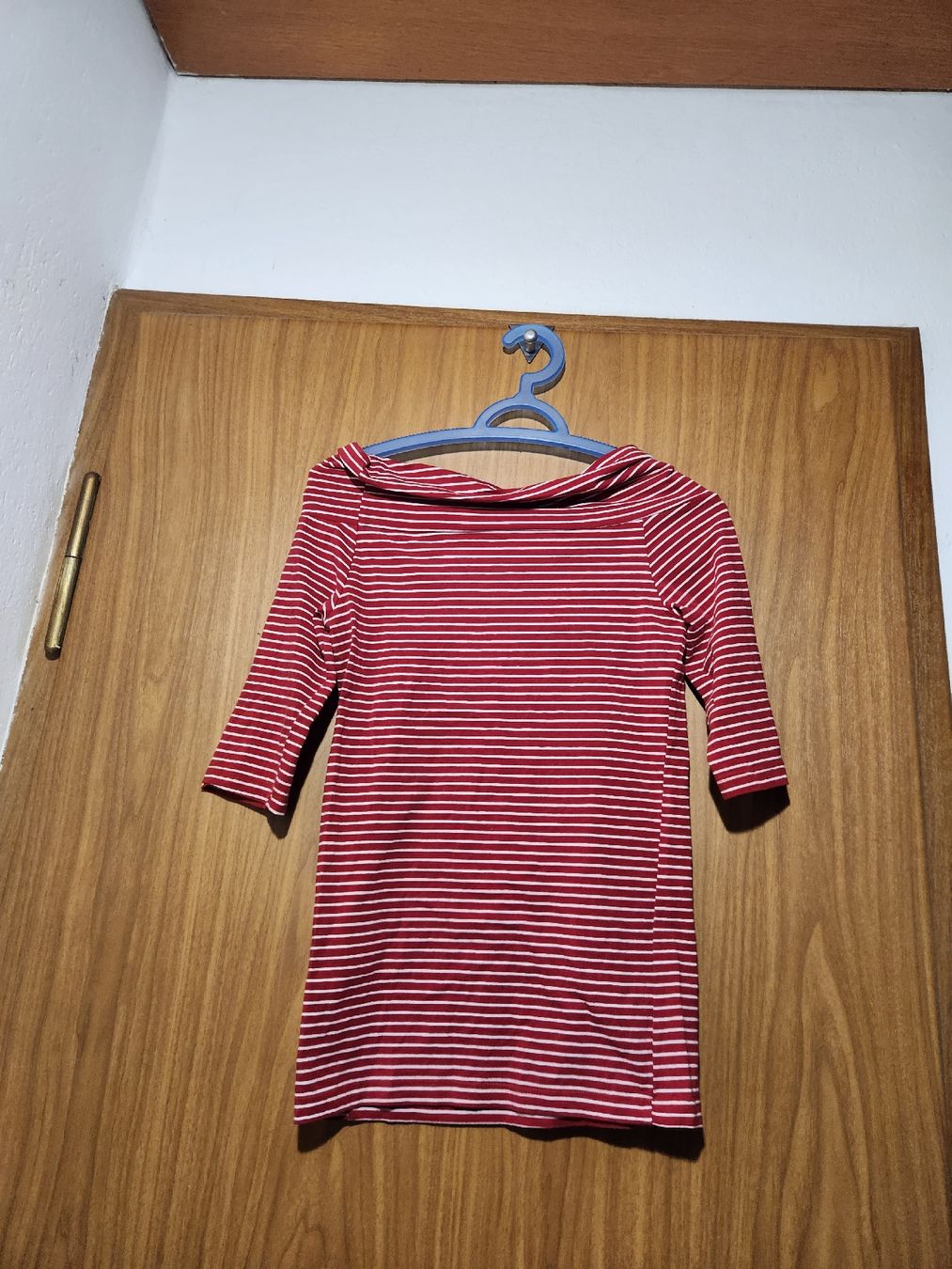 Patrizia Pepe Top: Top rayé Patrizia Pepe rouge et blanc, taille U – Usato da Niedergösgen venduto da Eva2410 1