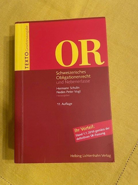 Libri: OR Obligationenrecht – Usato da St-Blaise venduto da Boz_62q2