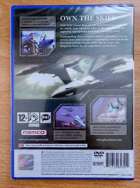 Giochi: PS2 Ace Combat Squadron Leader (sealed) – Nuovo e nell'imballaggio originale da Leuzigen venduto da Darcry 1