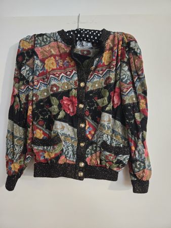 Vintage Botto Fashion Strickjacke, Made in Italy, Gr 40/42