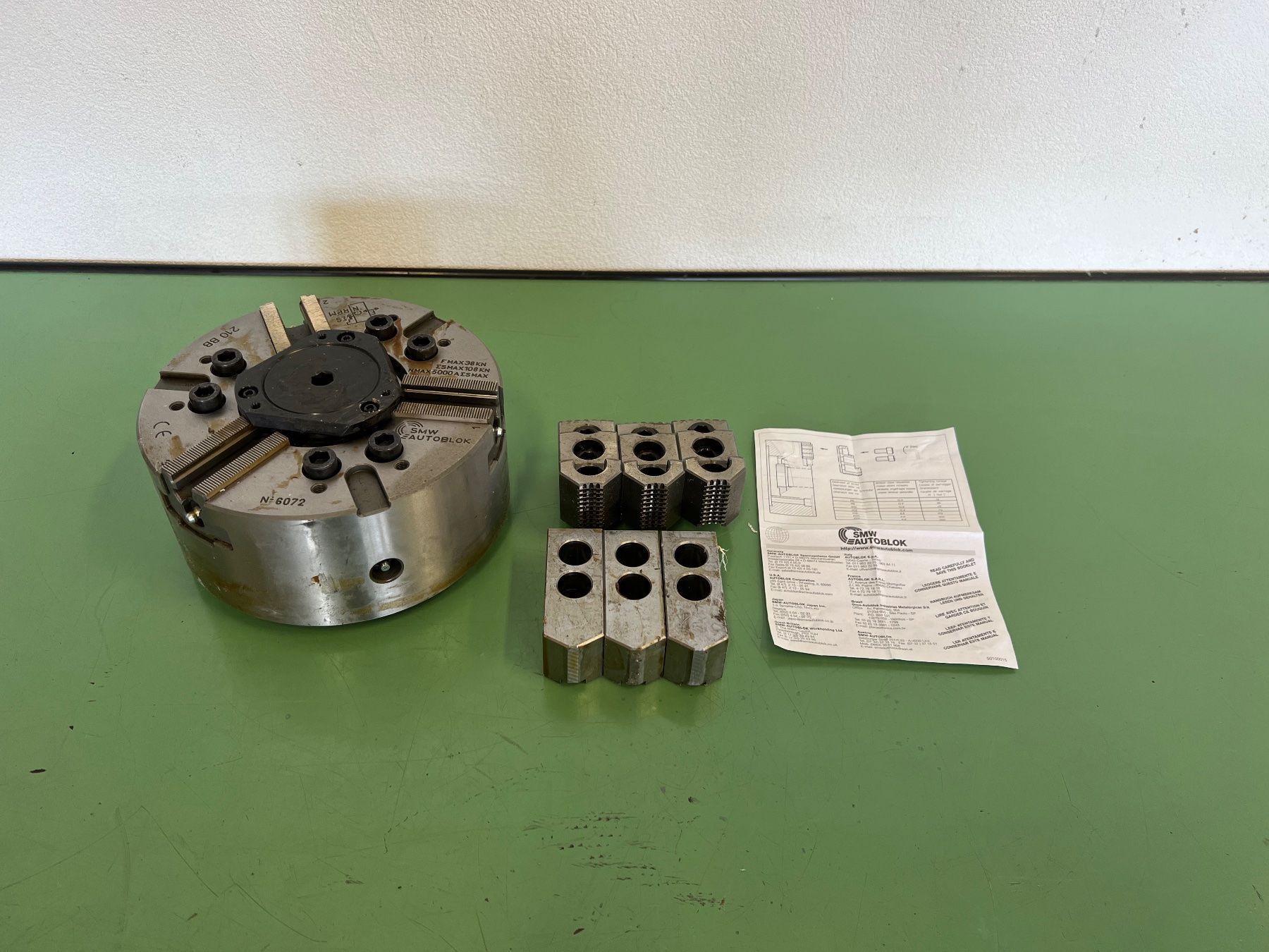 Altro per industria metallurgica: Mandrin 3 mors hydraulique – Nuovo e nell'imballaggio originale da Aarberg venduto da SNMachines