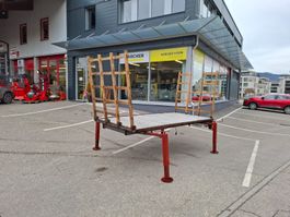 Holz-Metallbrücke für Transporter
