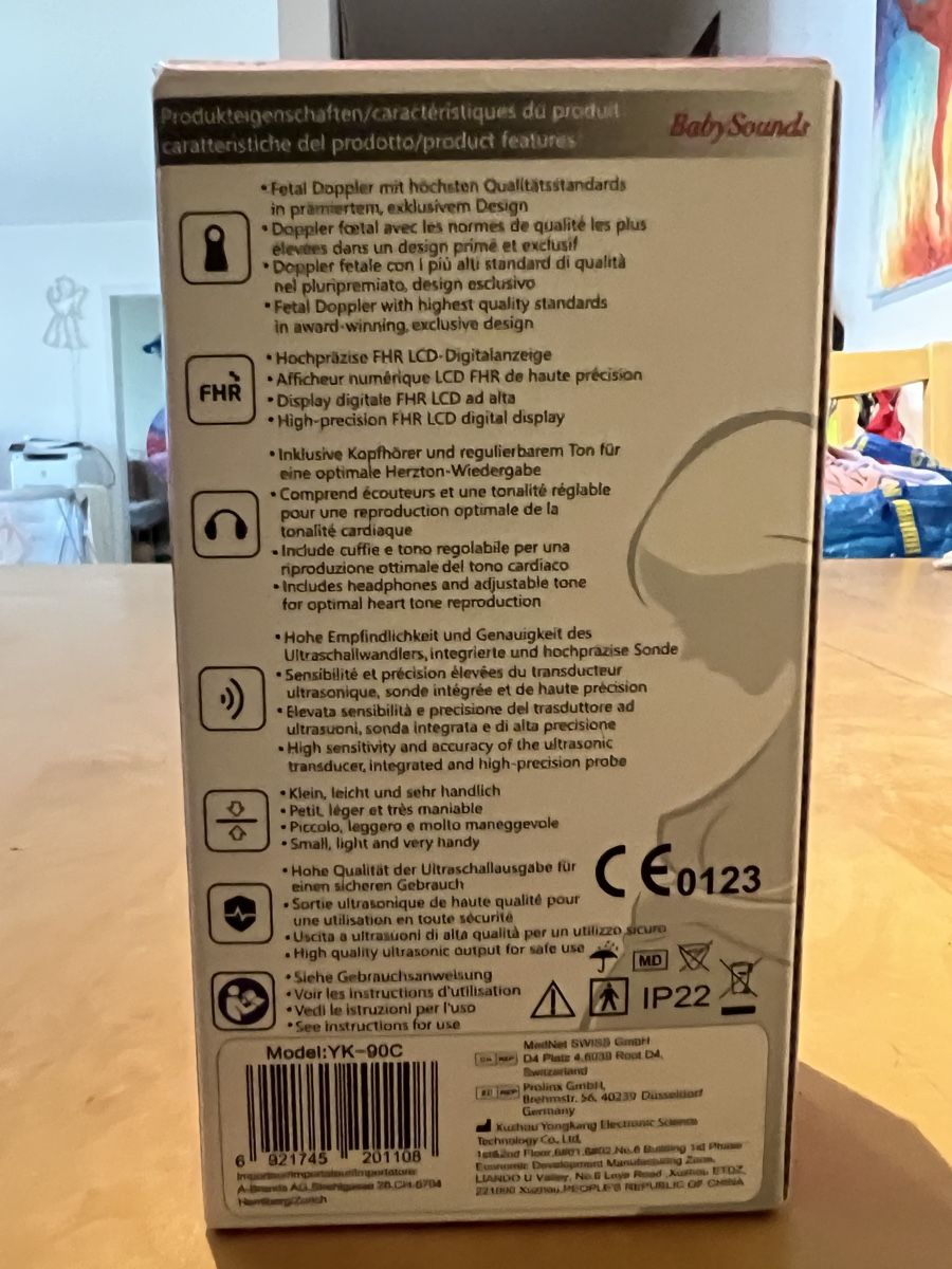 Attrezzature mediche: BabySounds Fetal Doppler – Usato da Zürich venduto da Rajkumari 2