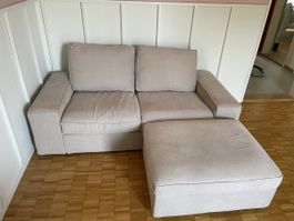 Ikea KIVIK Sofa mit Hocker