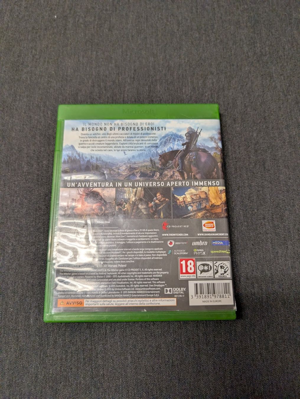 Giochi: The Witcher 3 Wild hunt Microsoft Xbox Series x / one – Usato da Giubiasco venduto da Ticinerd 1