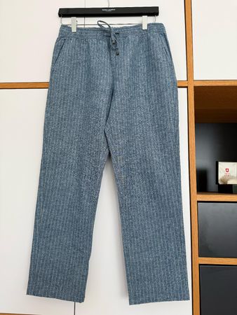 Hose, Sommerhose Gr. S-M 36-38 Leinen/Baumwolle