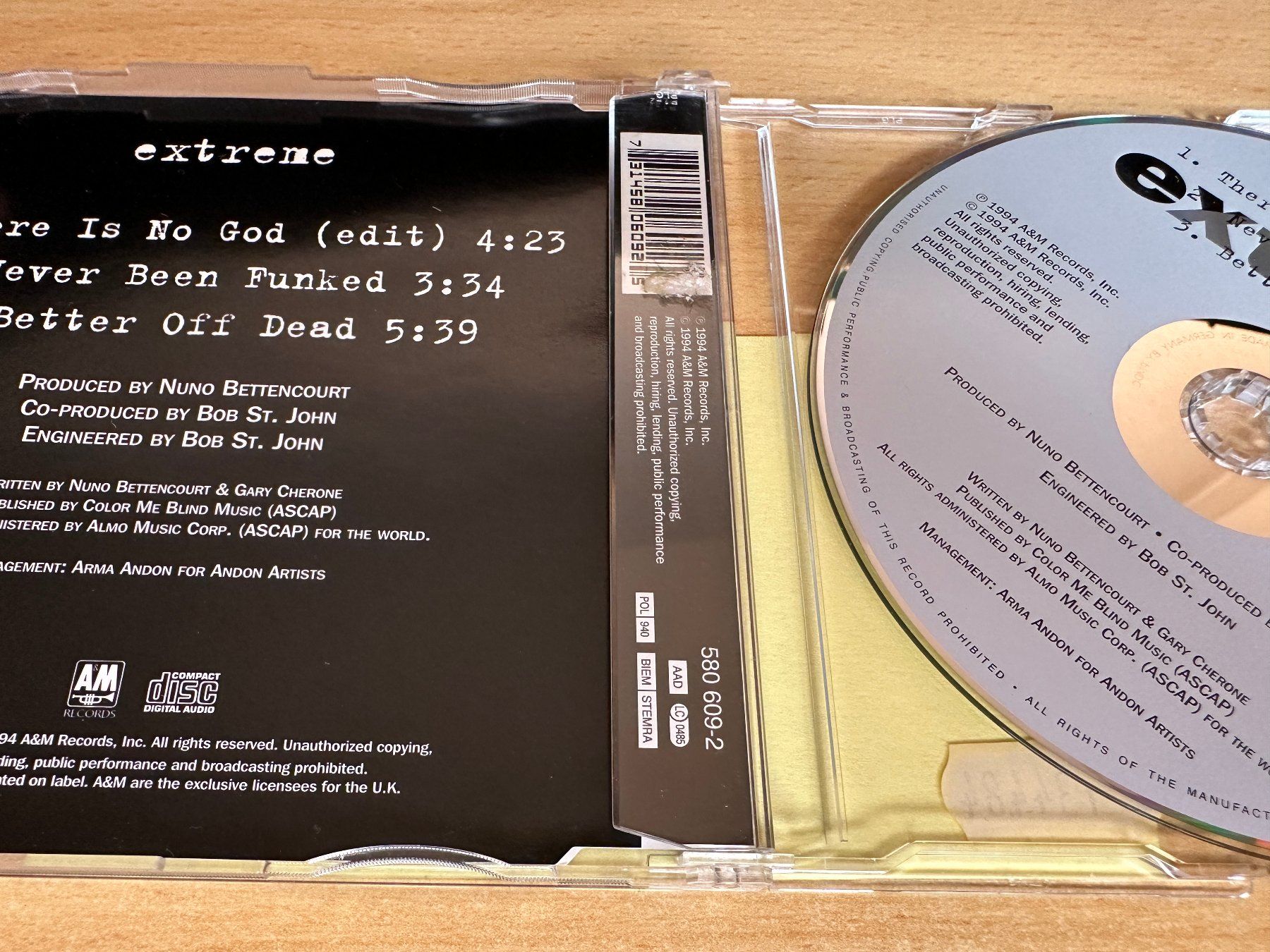 CDs: Extreme – There Is No God - Single CD – Gebraucht aus Rikon im Tösstal von Alpenmutz 1