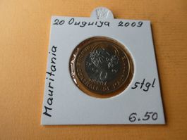 Mauritania 2009, 20 Ouguiyas   stgl.