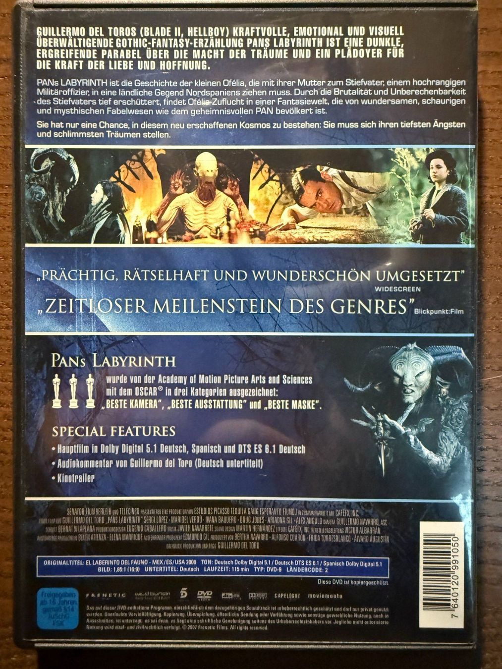 Tutti i DVDs: Pans Labyrinth – Usato da Zürich venduto da FilmFreunde 1