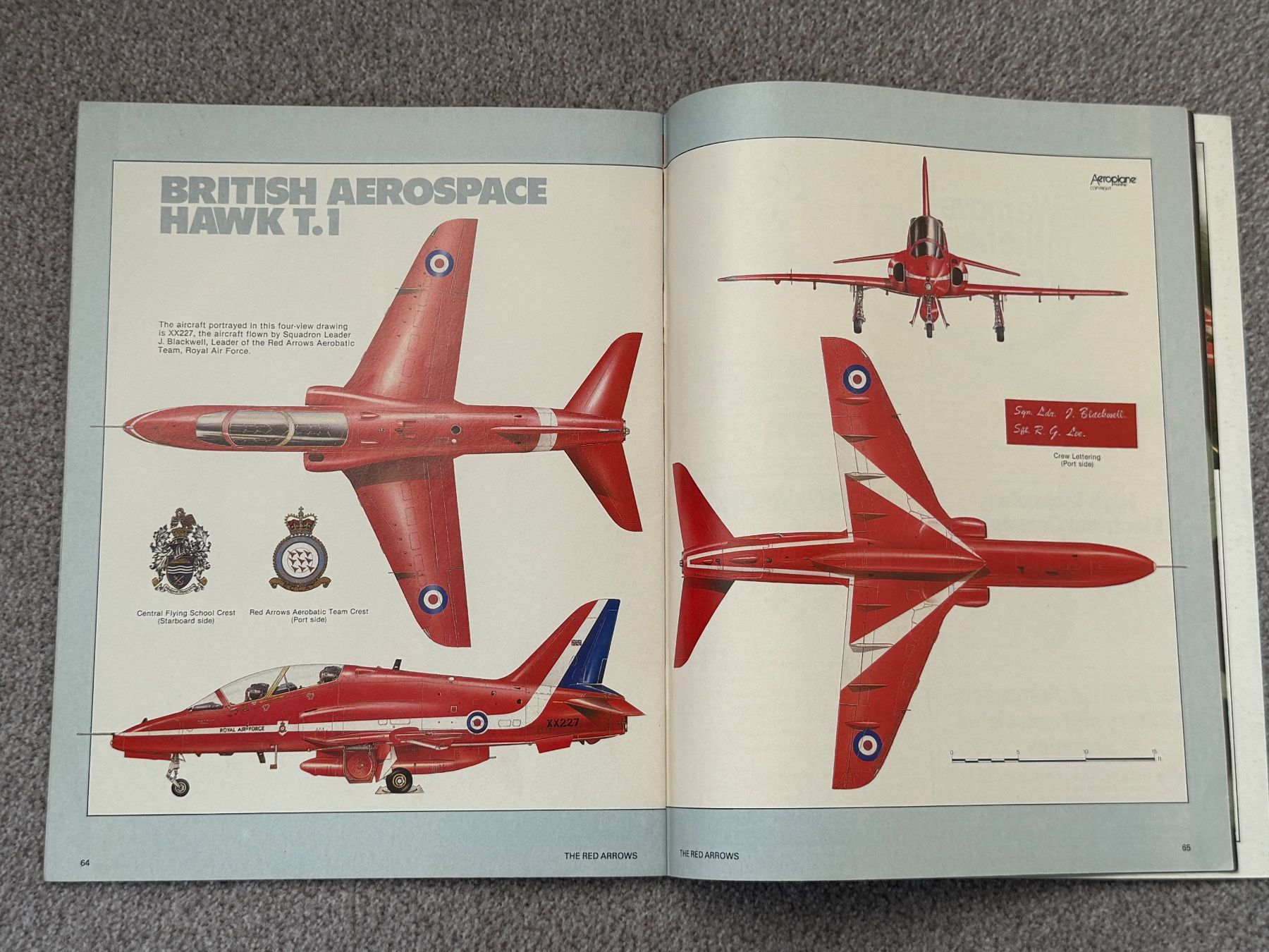 Schweizer Armee Documenti: Prospekt der RED ARROWS von 1982 – Usato da Brütten venduto da Hst1 7