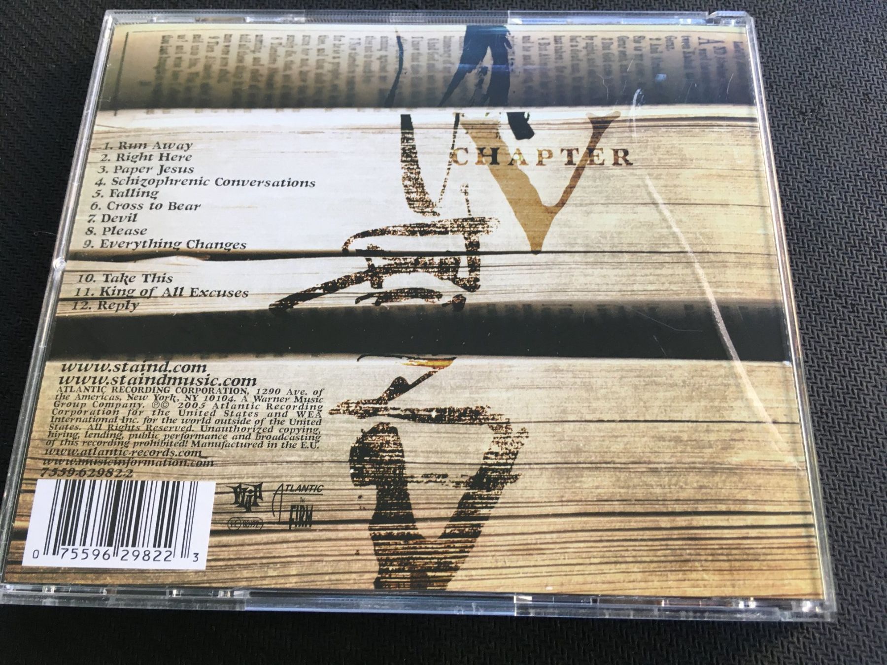 CDs: Staind - Chapter V -CD- – D'occasion à St.Gallen par MedienJoe 2