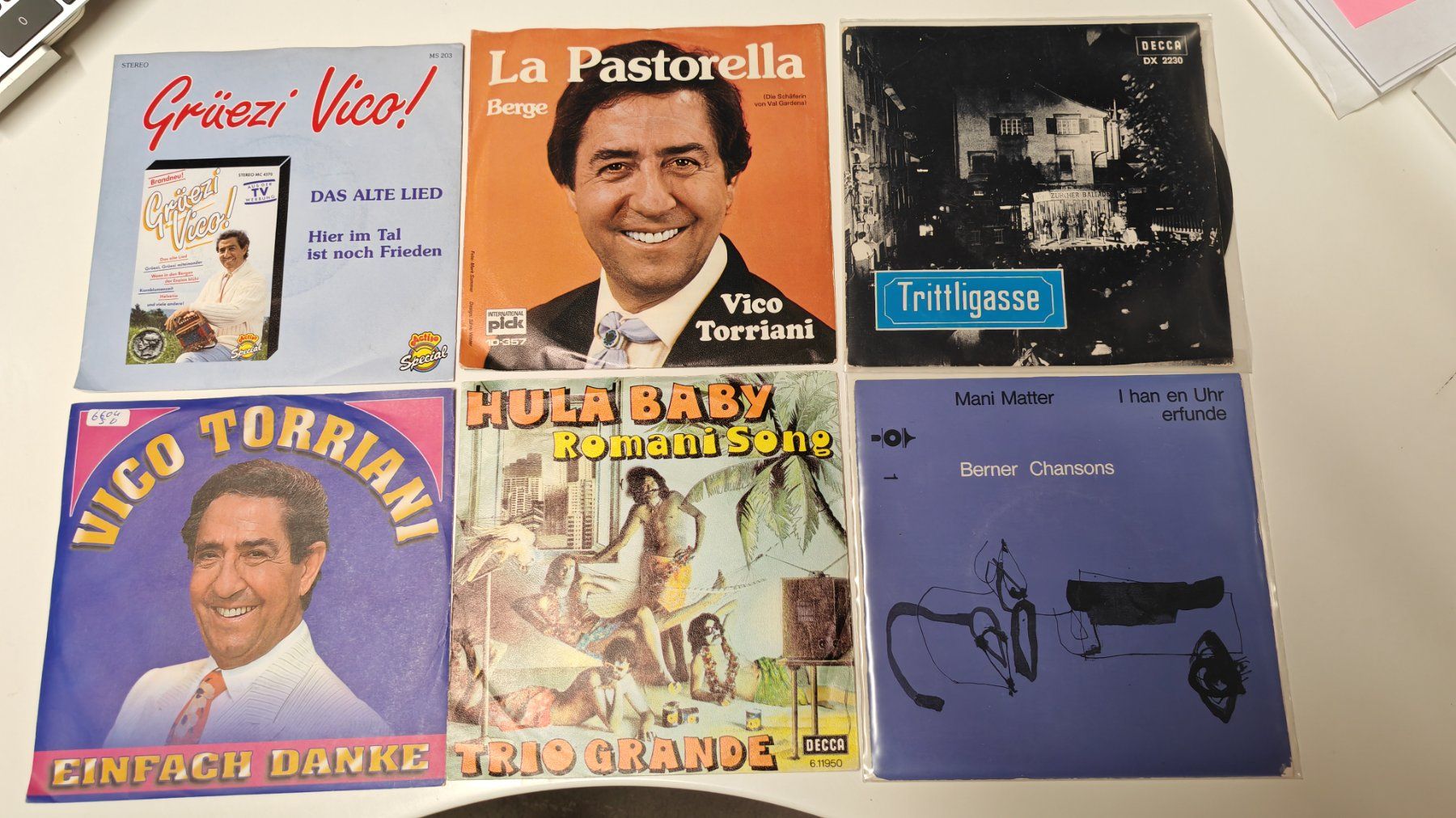Dischi in vinile: Single 18 Stück gemäss Bilder Rubrik Diverses – Usato da Niederrohrdorf venduto da ursgut-vinyl 2