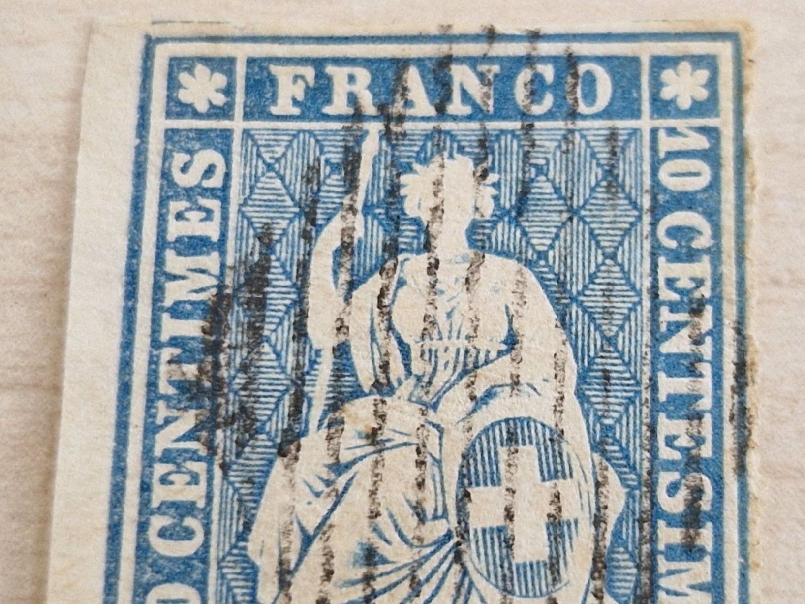 Alle Briefmarken: Strubel 23B, signiert, ab 1.- – Gebraucht aus Burgdorf von Glossy01 2