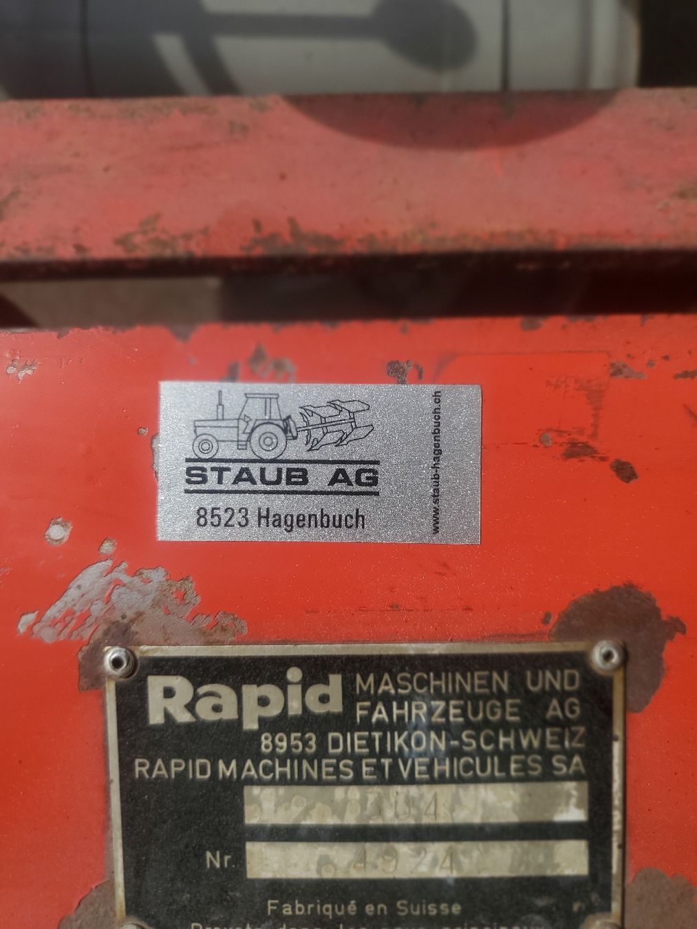 Rapid Tutte le macchine: Rapid 304 mit Kehrbürste – Usato da Hagenbuch ZH venduto da Jerremi 5