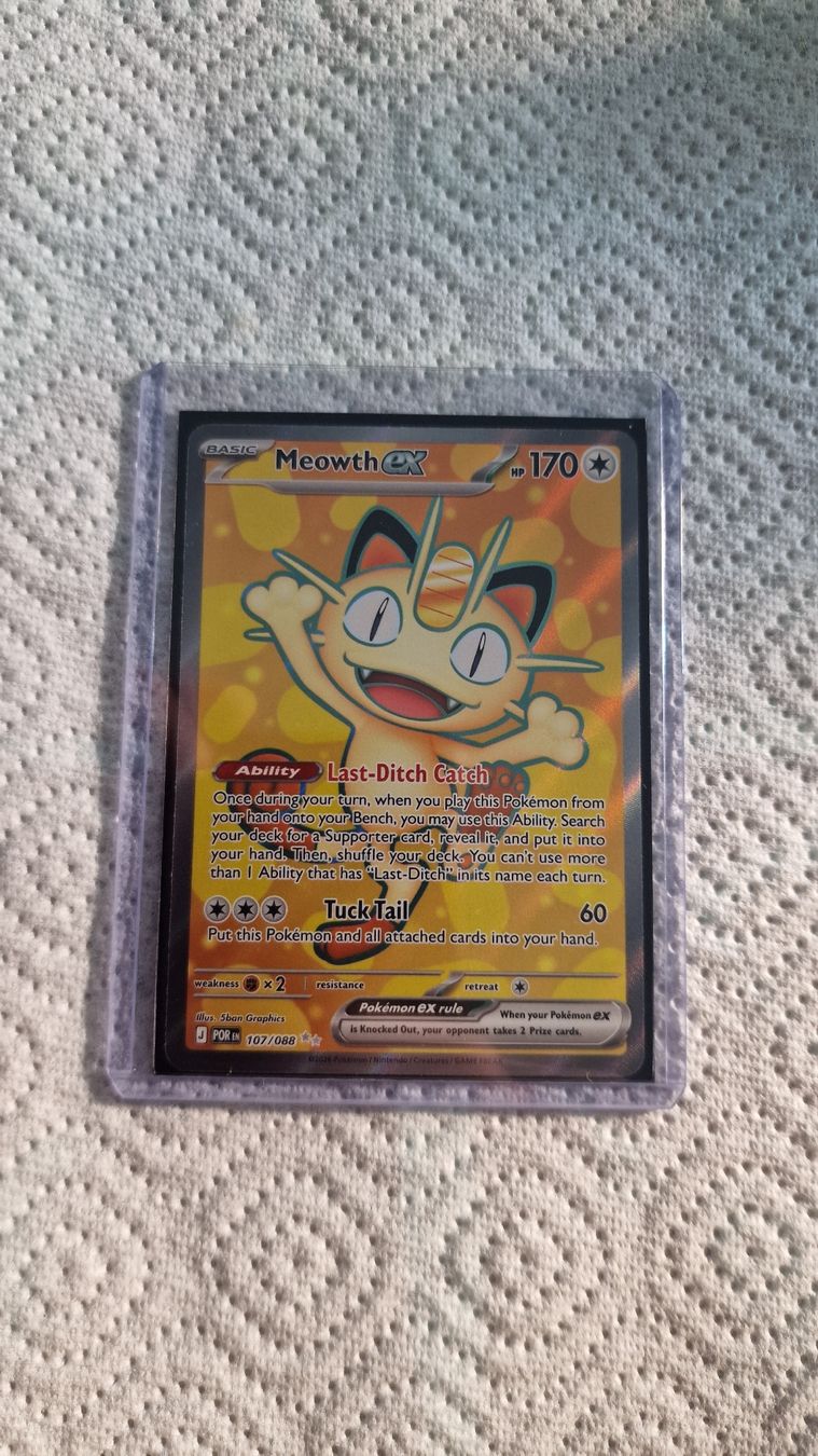 Pokémon Carte collezionabili: Meowth EX 107/088 EN ab 1.- – Nuovo (secondo la descrizione) da amriswil venduto da 3dworldswiss