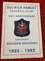 Fussball Programm 100 Jahre Dulwich Hamlet FC England