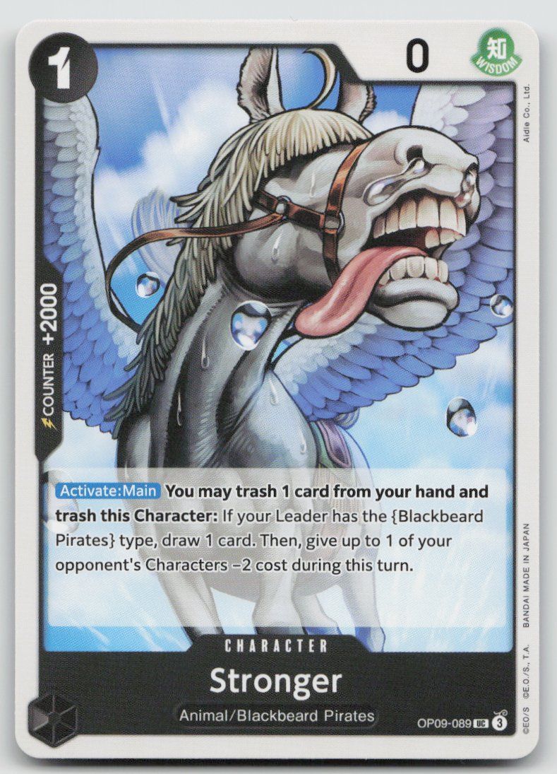 Bandai Carte collezionabili: One Piece Stronger OP09-089 UC – Usato da Lugano venduto da VlaseCard