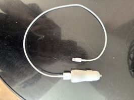 Auto Ladegerät USB C Kabel Lightning für iPhone weiss