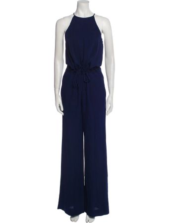 Diane von Fürstenberg Overall , Jumpsuit, blau, Gr. M, Top
