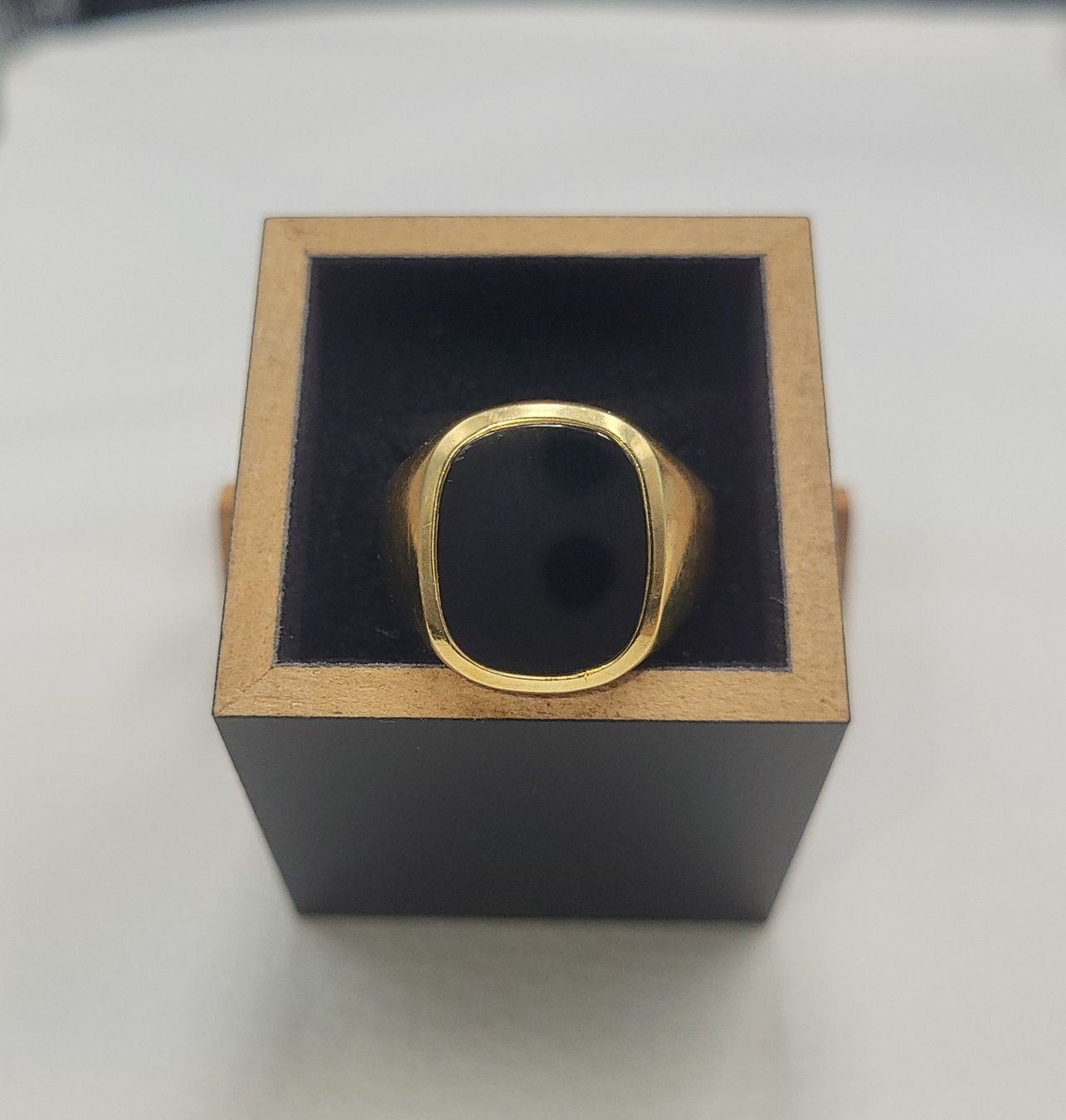Anelli: Gold 585 Siegelring Mit  Onyx – Usato da Wald ZH venduto da Dasilver 5