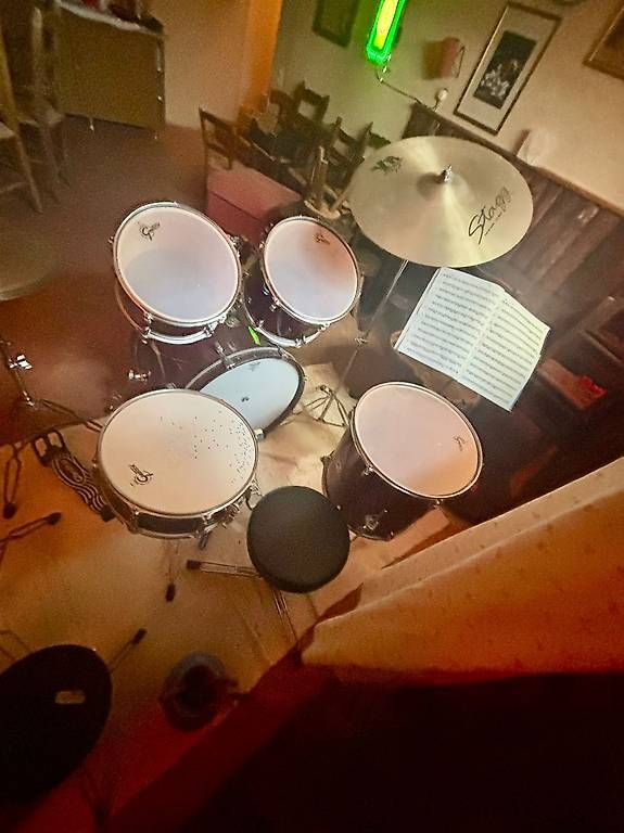 Strumenti musicali: Batteria Gretsch Renegade Ruby Sparkle – Usato da ponte tresa venduto da mirkocaravatti 3
