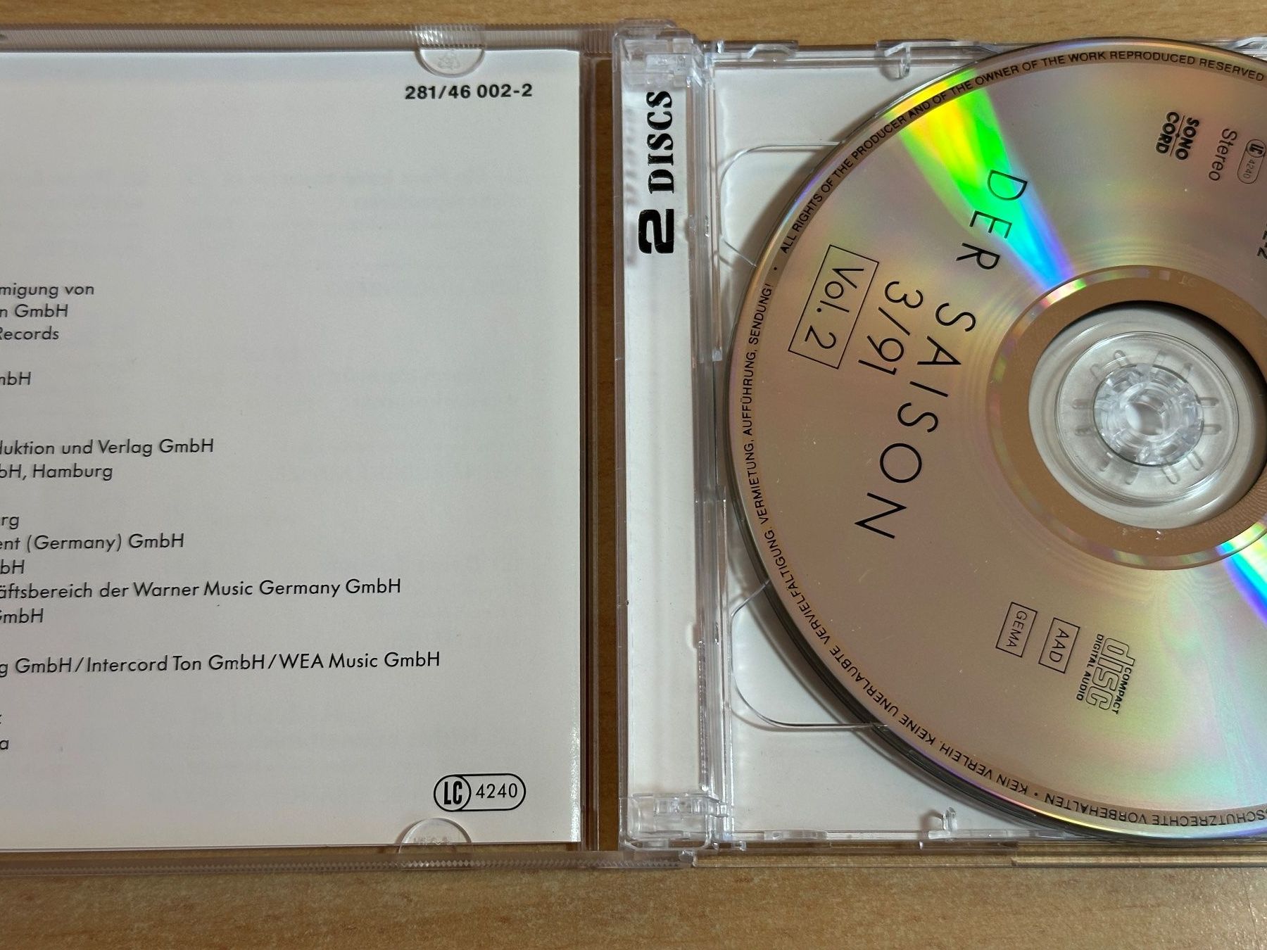 CD: Hits Der Saison 3/91 - 2 CD – Usato da Rikon im Tösstal venduto da Alpenmutz 2
