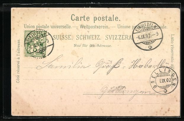 Cartes postales: Litho Einsiedeln, Kloster, Gnadenkapelle – D'occasion à Berlin par bartko-reher 1