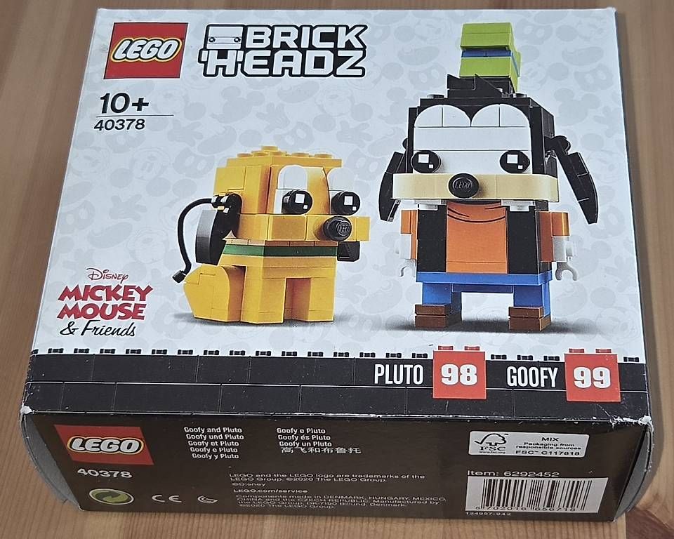 Baukästen: Pluto & Goofy 40378 (LEGO BrickHeadz) – Gebraucht aus Lenzburg von Djroc
