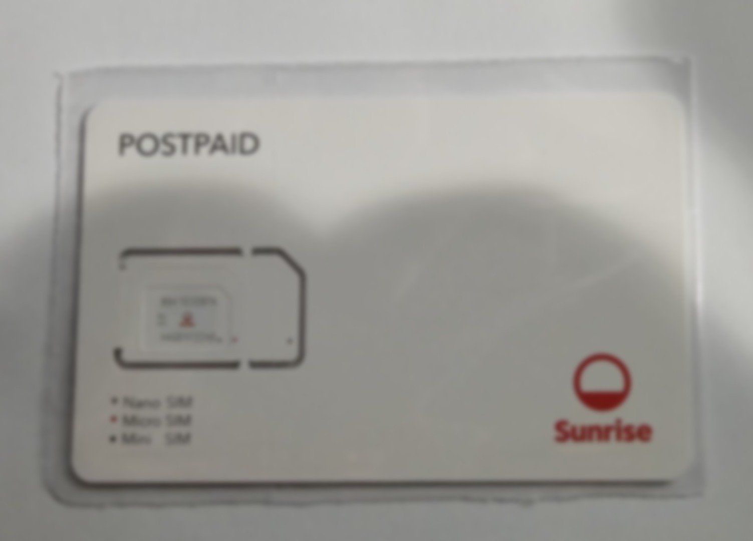 Sunrise Carte prepagate: Sunrise Sim Karte – Nuovo e nell'imballaggio originale da Kaltenbach venduto da Tracid