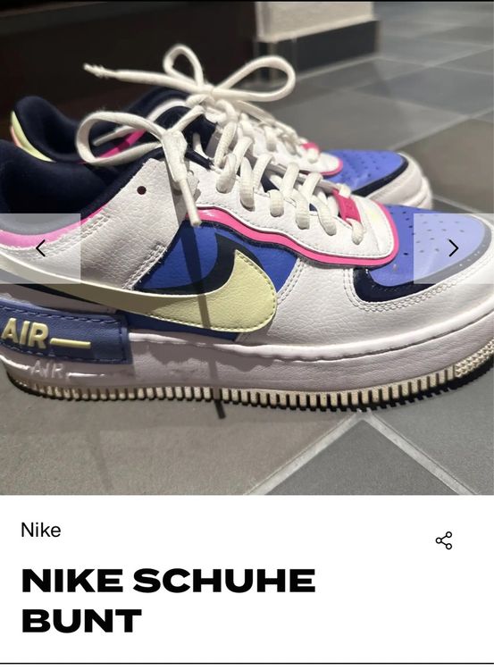Nike air force 1 bunt clearance