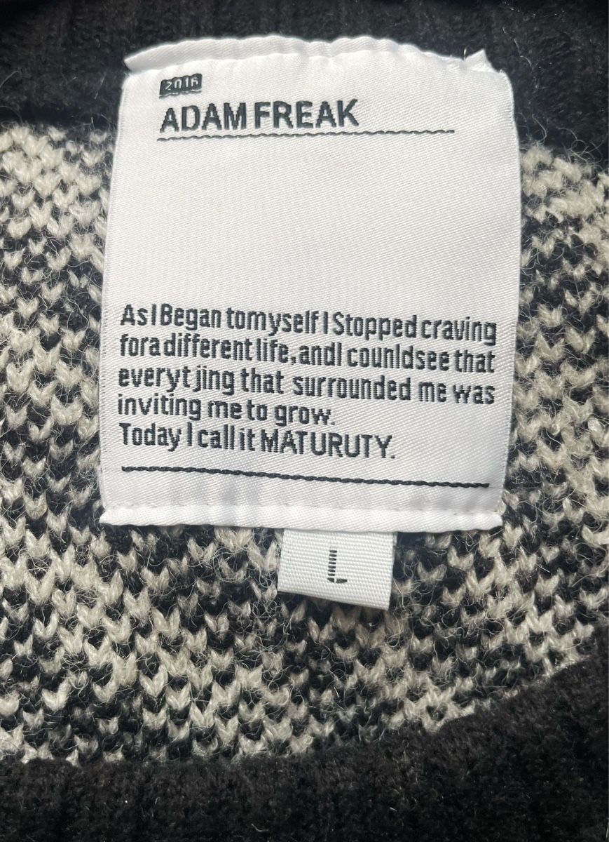 Maglioni & Felpe: Adam Freak Pullover Black and White Size L – Usato da Beinwil am See venduto da piscino 5