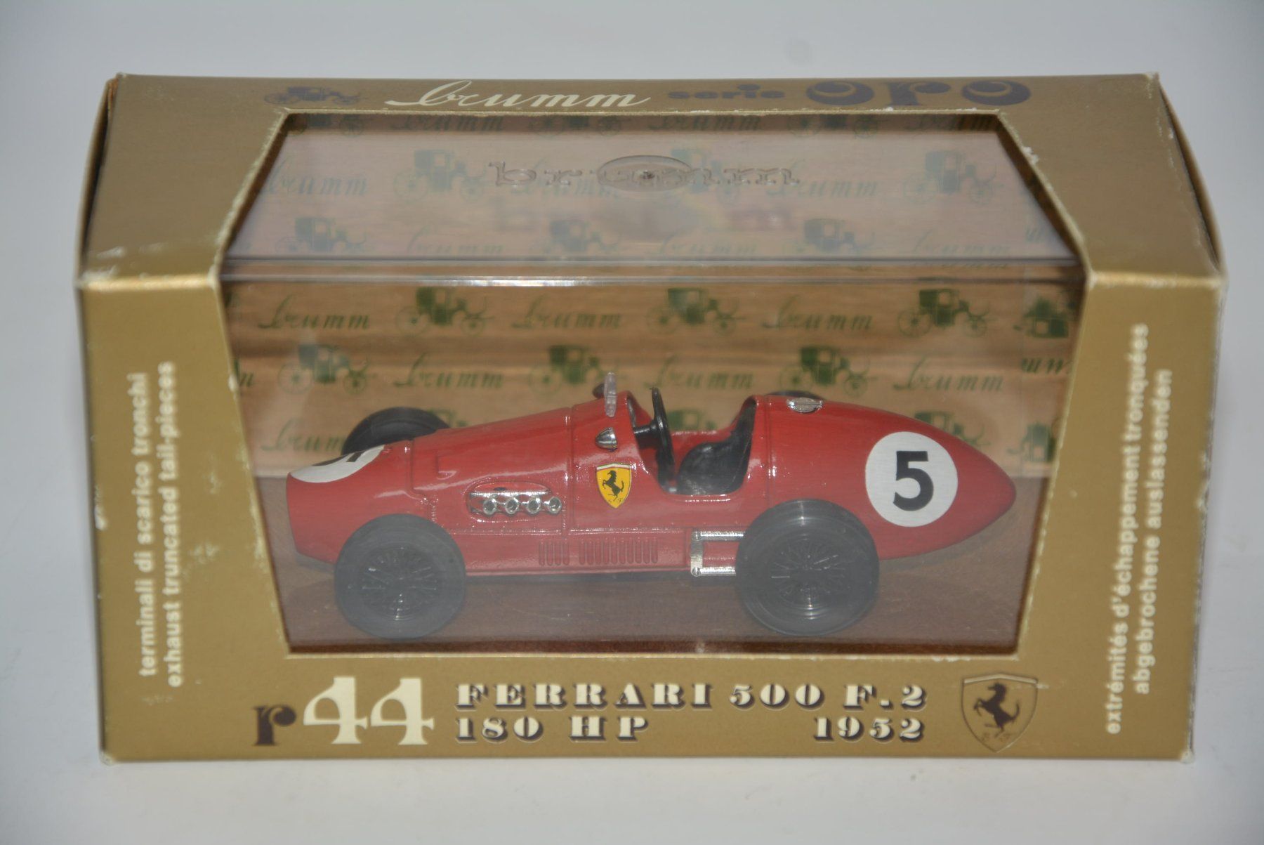 Ferrari Modellini d'auto: Ferrari 500 F2 1952 , Brumm , 1:43 – Nuovo e nell'imballaggio originale da Goldach venduto da Feivel9