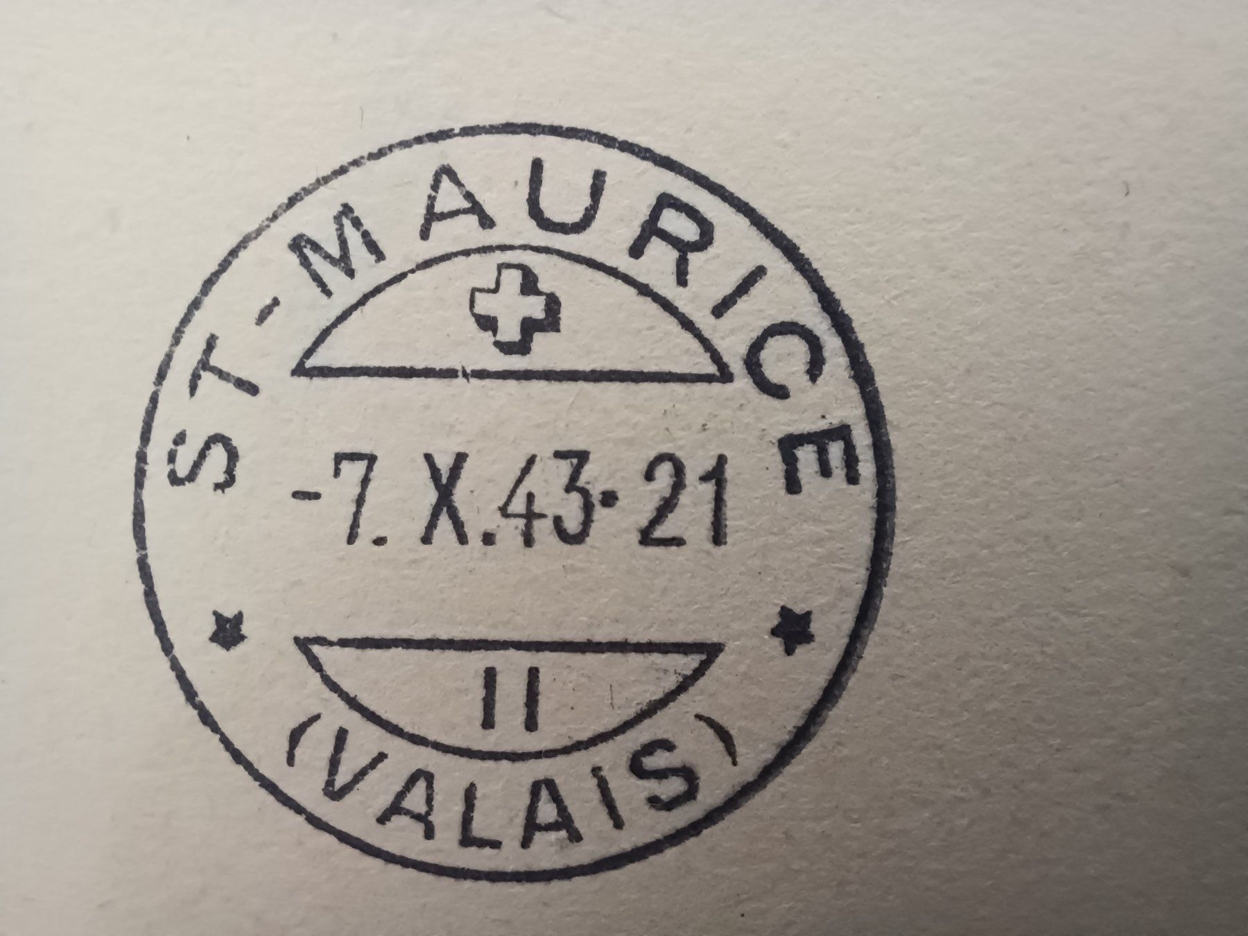 Tutti i francobolli: CAISSE COMUNALE DE MONTHEY, 1943 – Usato da Aarau Rohr venduto da mgvw 5